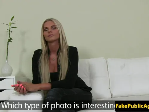 Fakeagent Super Slim Babe Takes First Time Creampie In Casting Interview